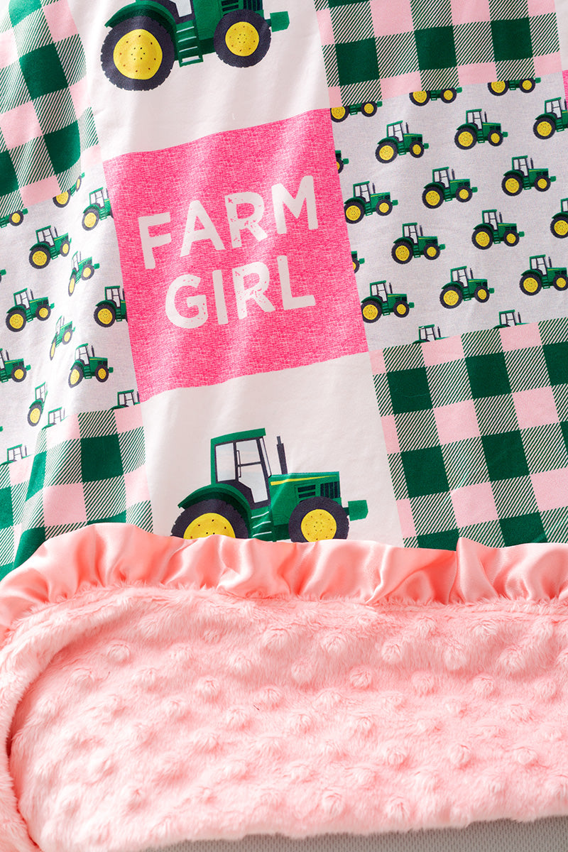 Western printed baby blankets.