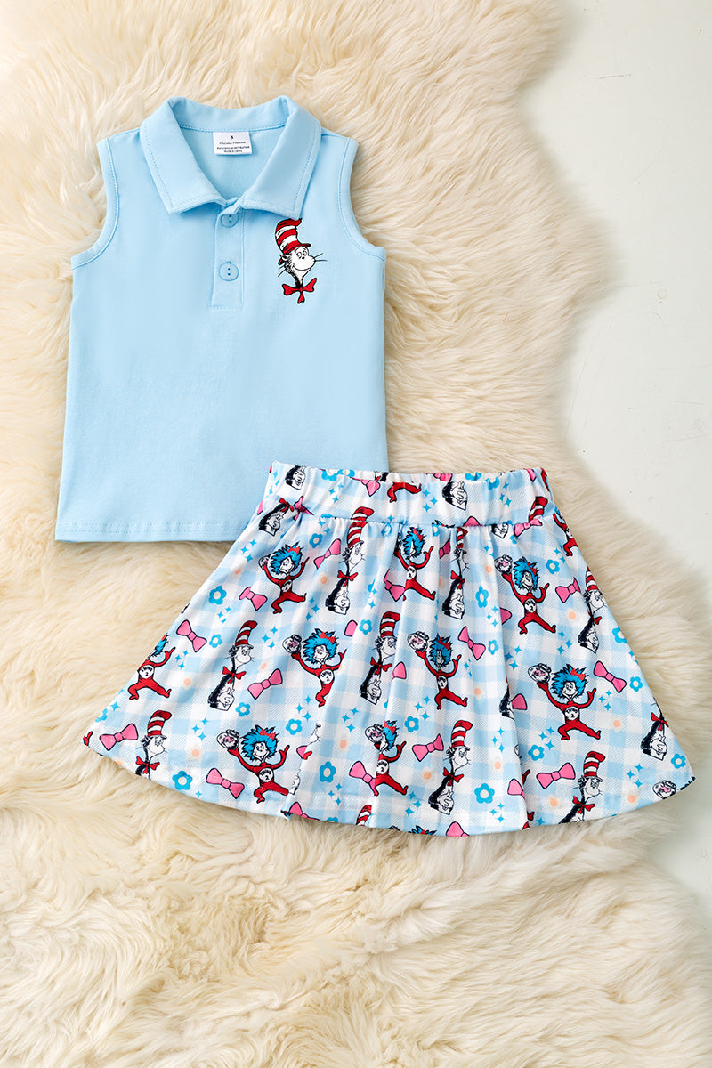 Dr. S tank top and multi-printed skort. OFG53496