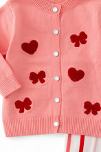 Load image into Gallery viewer, Valentina Pink sweater &amp; stripe pants.
