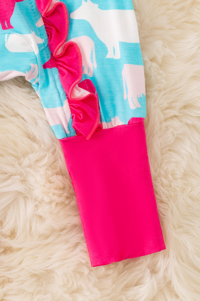 🎍Bamboo baby onesie with matching headband.