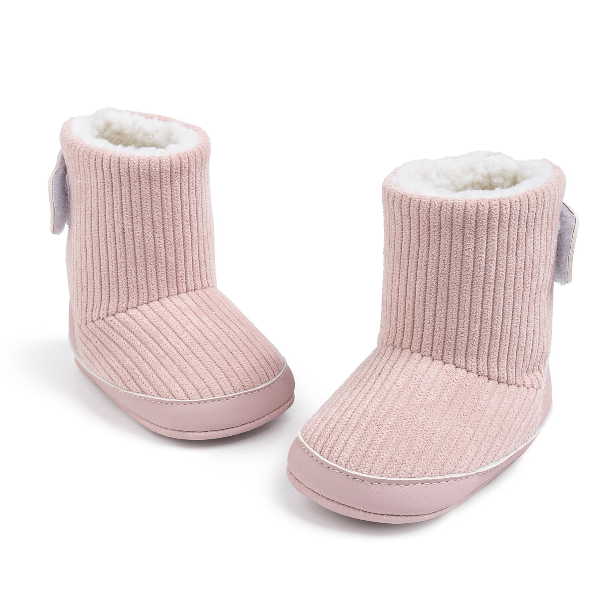 Inner sherpa ribbed baby boots. CG5406