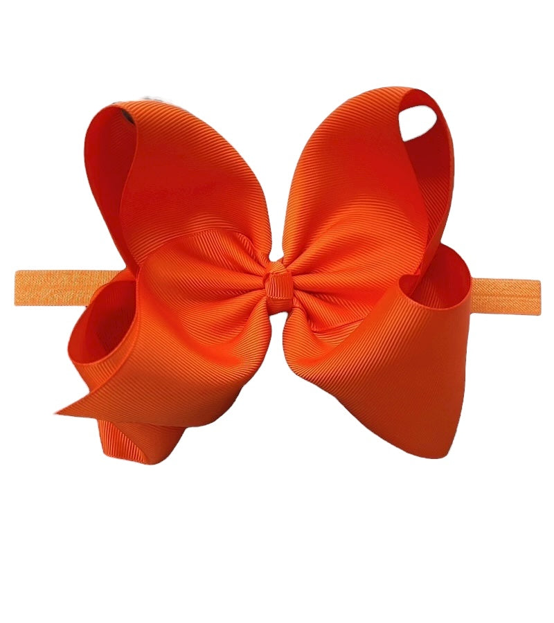 6"Baby headbands available in 10 colors.
