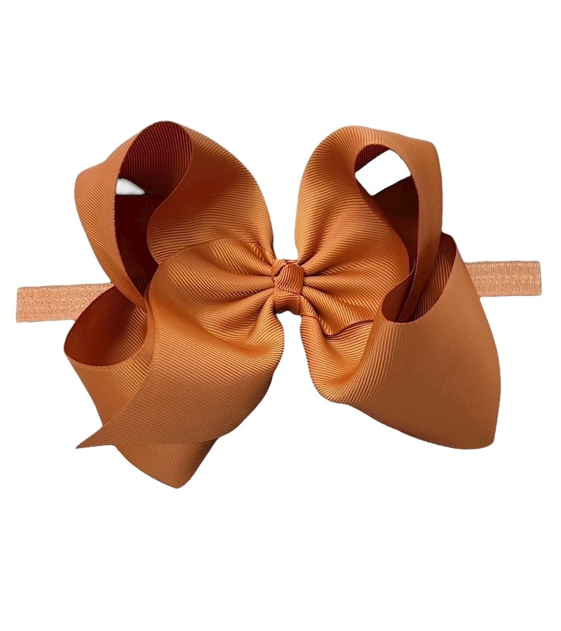 6"Baby headbands available in 10 colors.