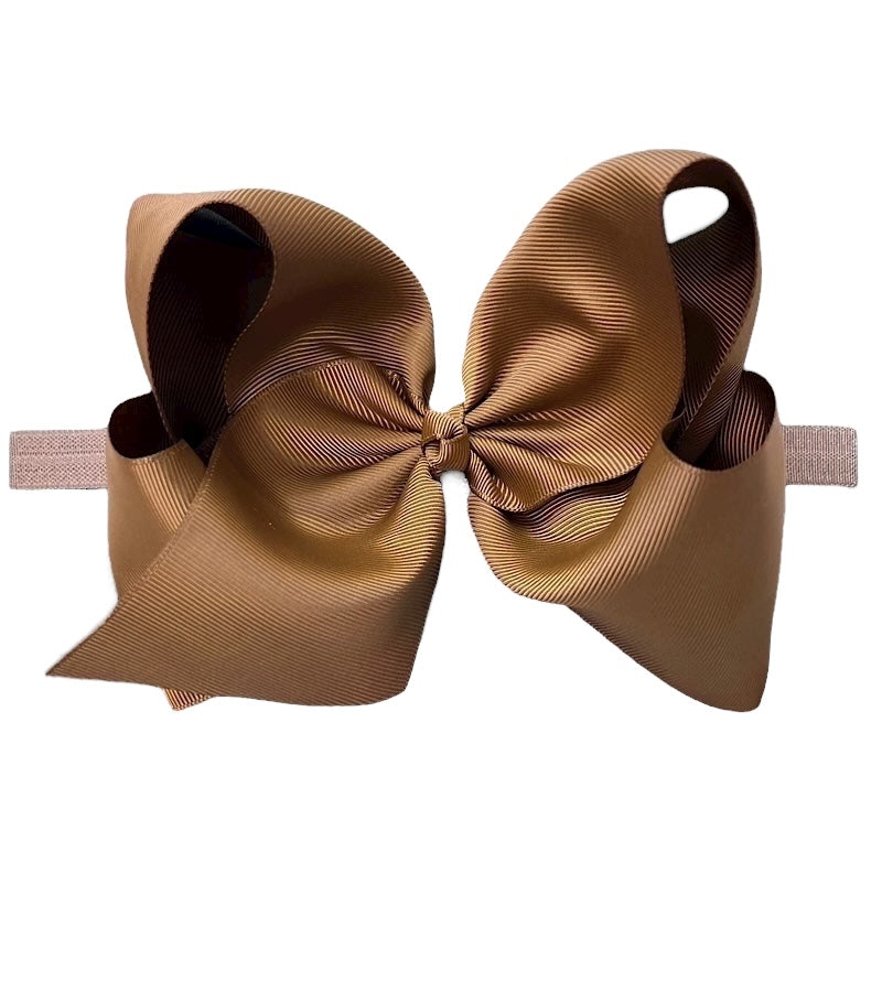 6"Baby headbands available in 10 colors.