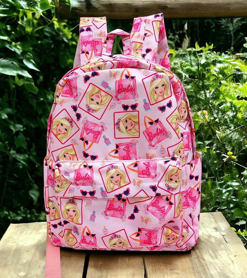 Character  barbie printed Medium size backpack. BP-2023B