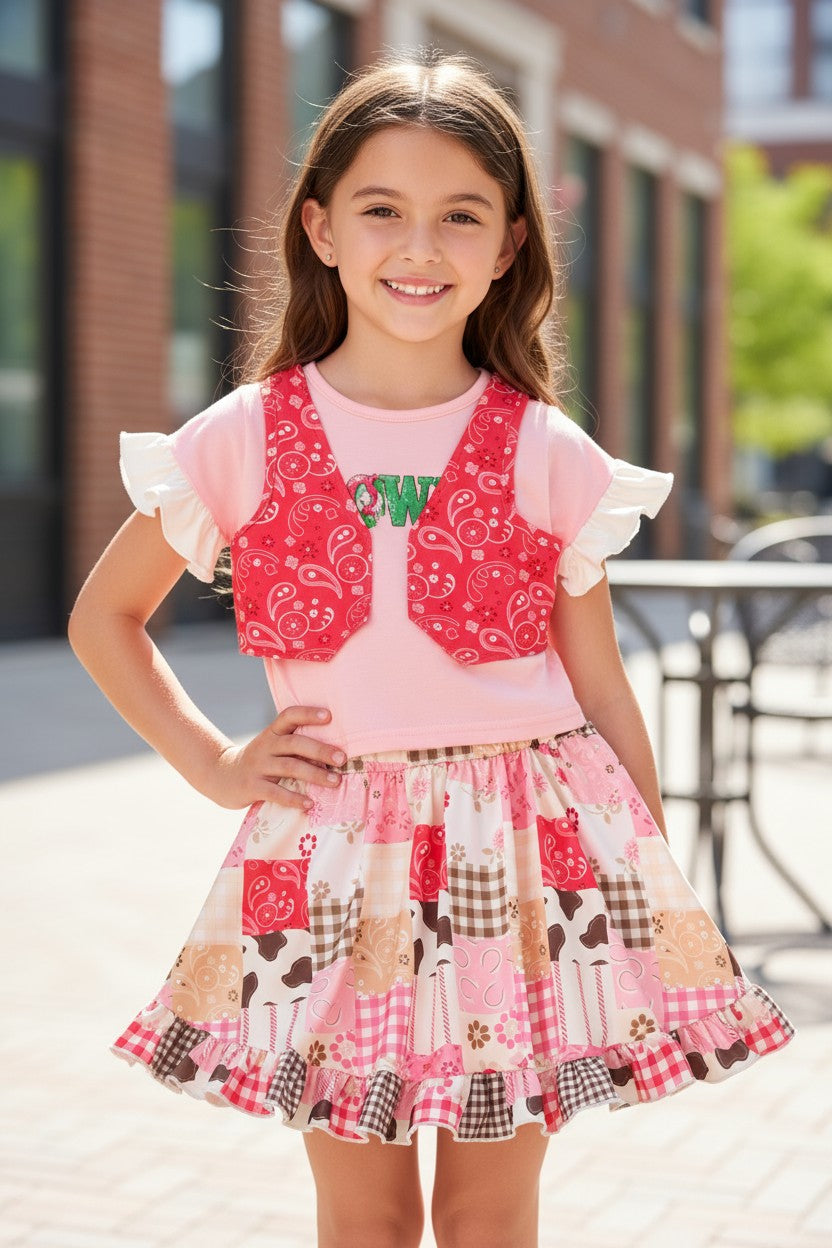 Howdy western 2 piece set. WESTERN OFG51931