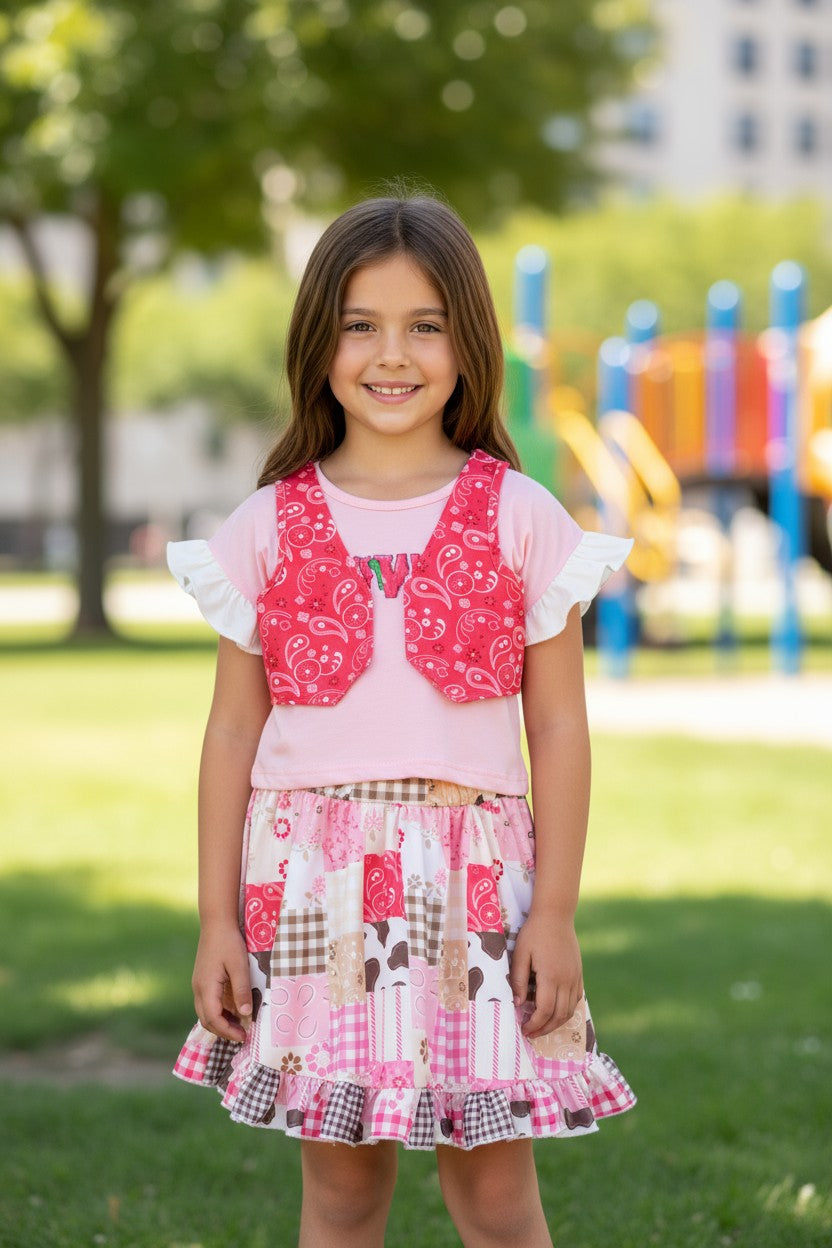 Howdy western 2 piece set. WESTERN OFG51931