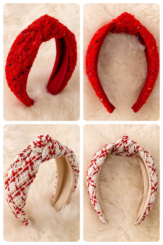 Cute tweed girls headbands available in 2 tones.