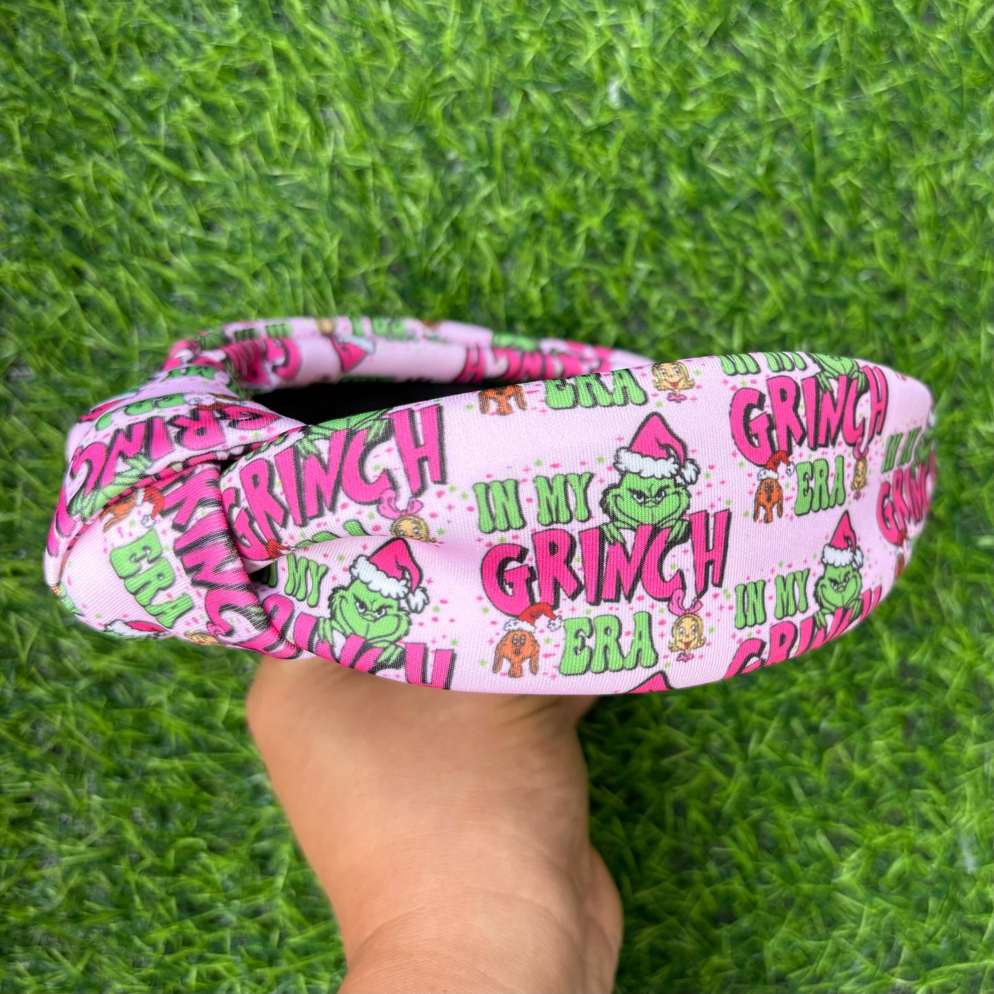 6 Design Grinc* printed headband from toddler to youth.