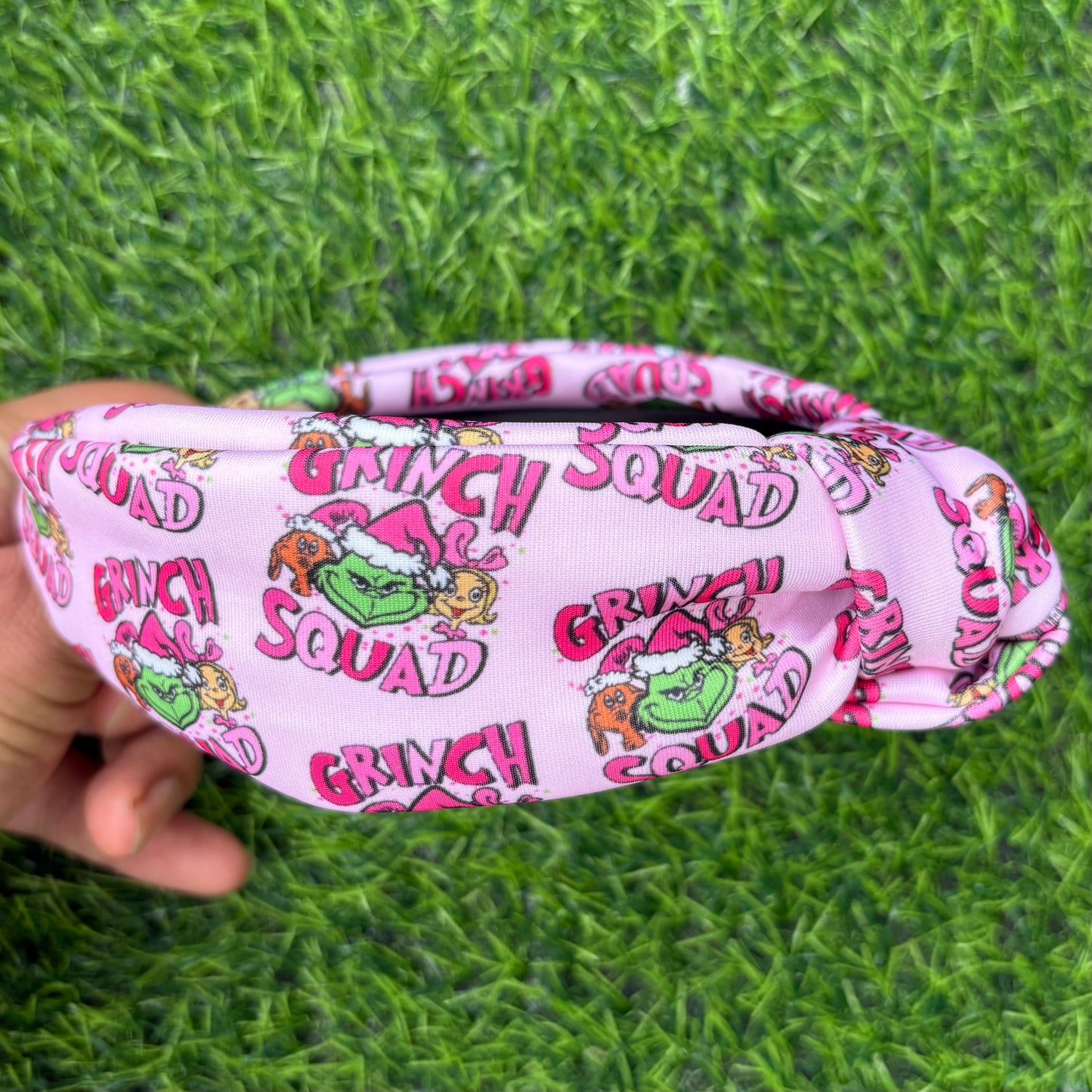 6 Design Grinc* printed headband from toddler to youth.
