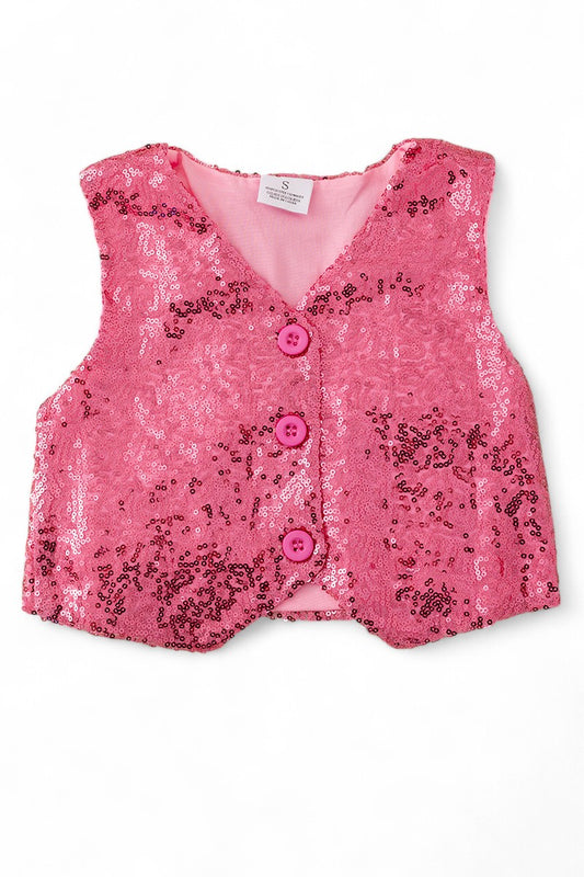 Sequins vest perfect for any occasion.