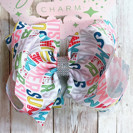 "Summer" Summer up with this cute double layer hair bow.