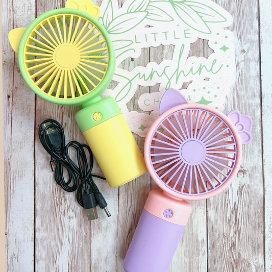 Super Cute  rechargeable fan.