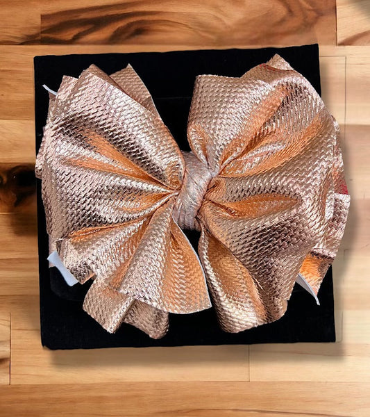 metallic rose gold large headbands.F-DLH2457K