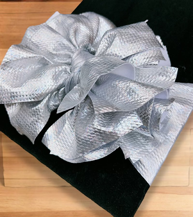 metallic Silver large headbands.F-DLH2463K