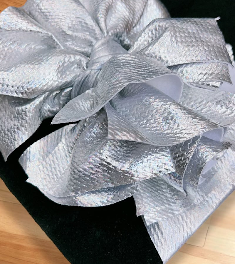 metallic Silver large headbands.F-DLH2463K