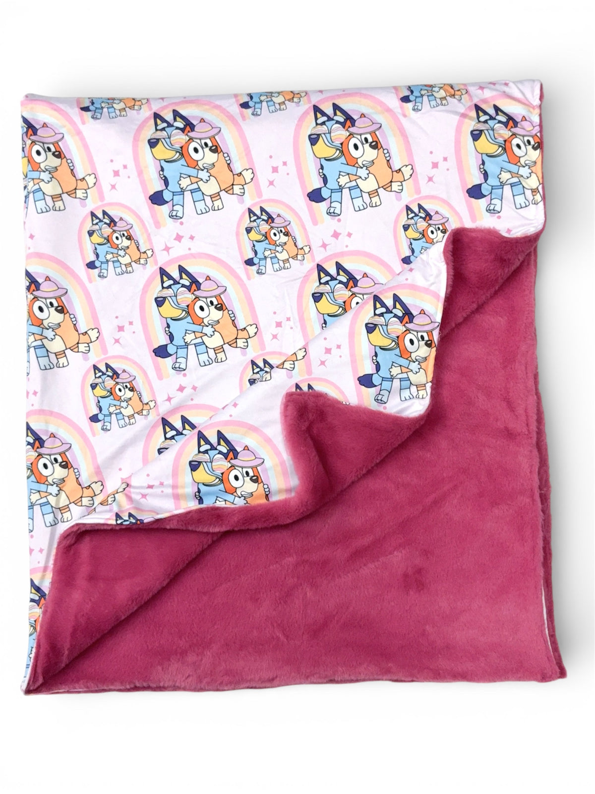 50" x 60" pup printed throw blanket. BL102329-50*60inches