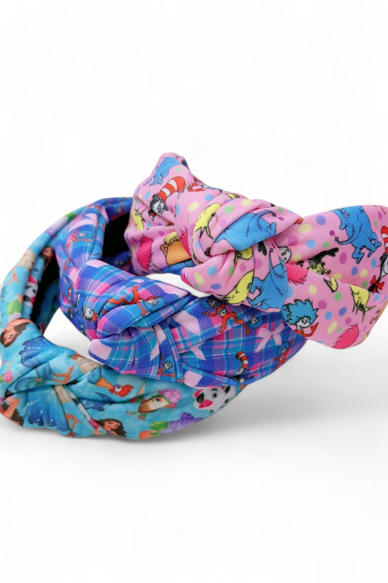 Printed Girls headbands. Hb-2025-A1