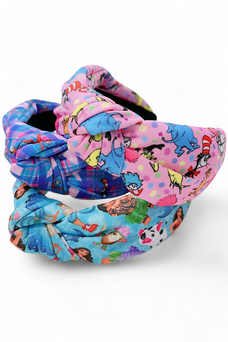 Printed Girls headbands. Hb-2025-A1