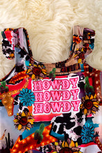 Load image into Gallery viewer, &quot;Howdy Howdy&quot; Western printed swimsuit.
