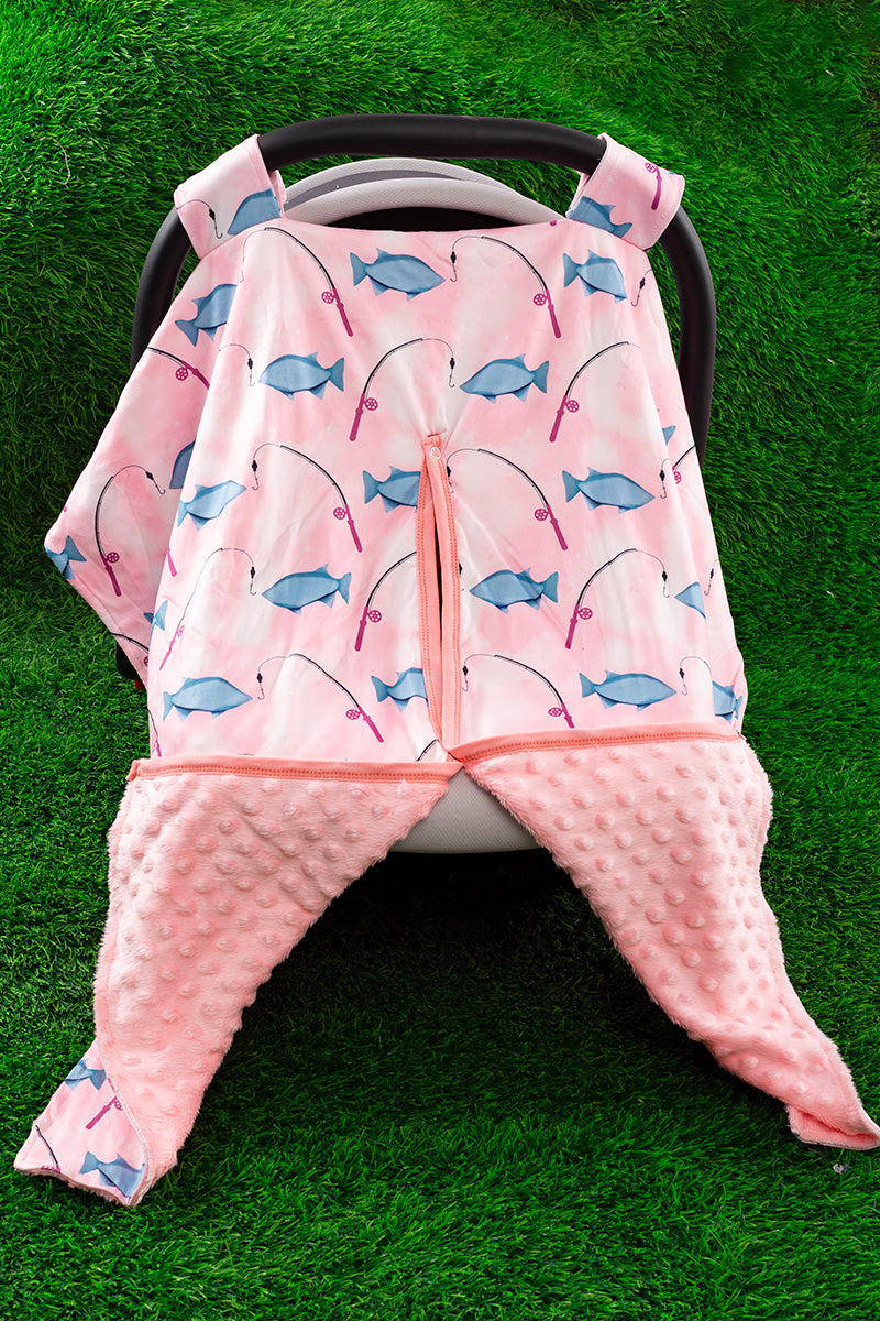 Gone fishing baby car seat cover. ZYTG65113002