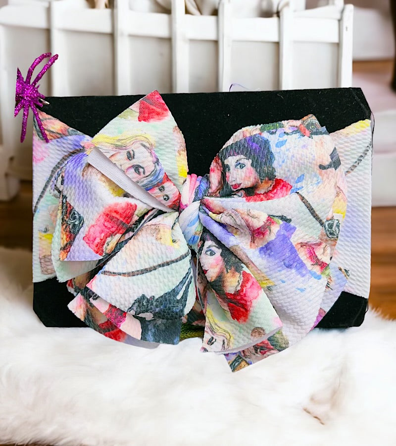 HOCUS PRINTED BABY HEADBAND.  F-DLH2391K