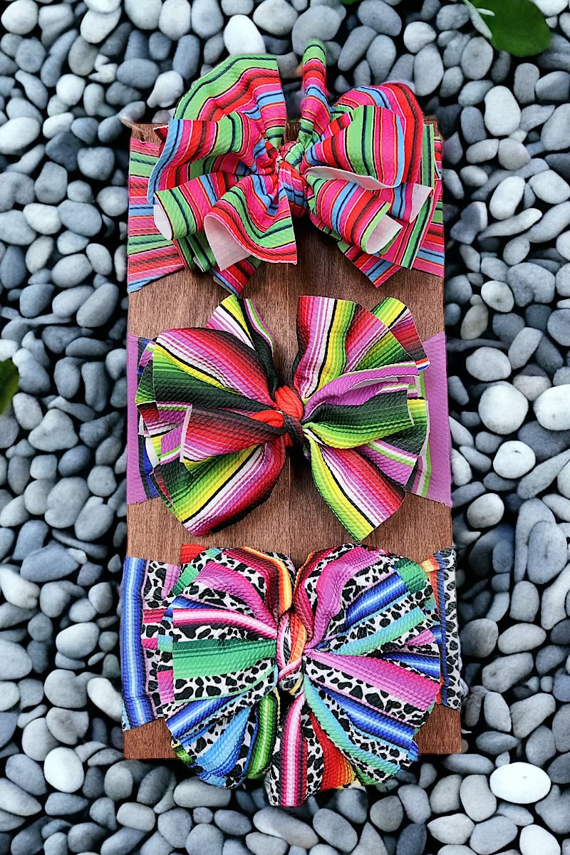 Big tassel printed headband. F-DLH2392K