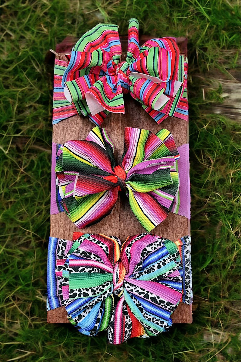 Big tassel printed headband. F-DLH2392K