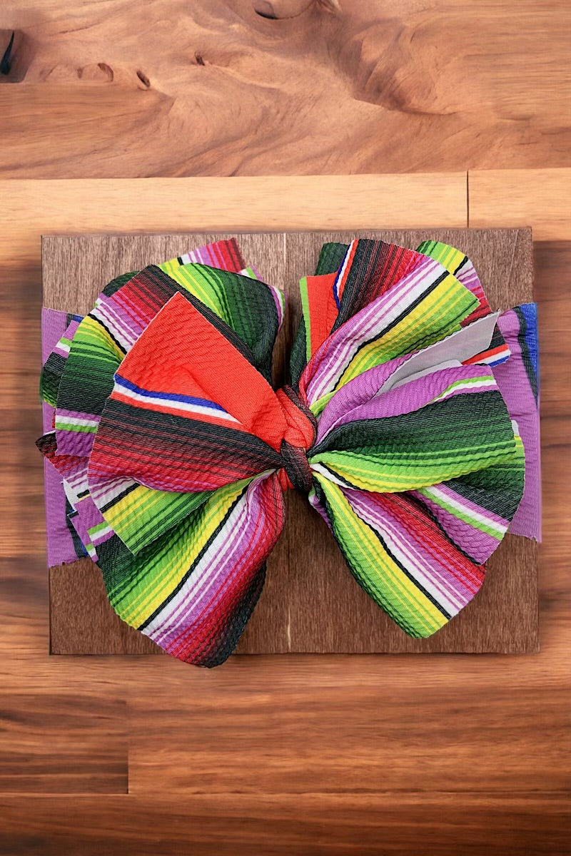 Big tassel printed headband. F-DLH2392K