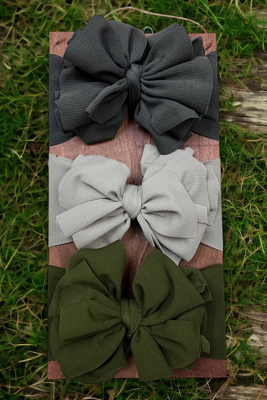 Big tassel printed headbands. HB-202342
