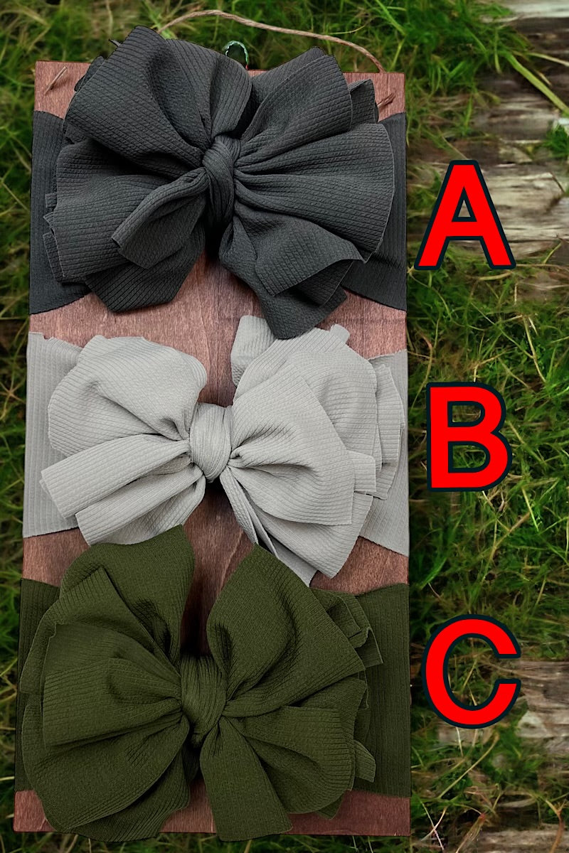 Big tassel printed headbands. HB-202342
