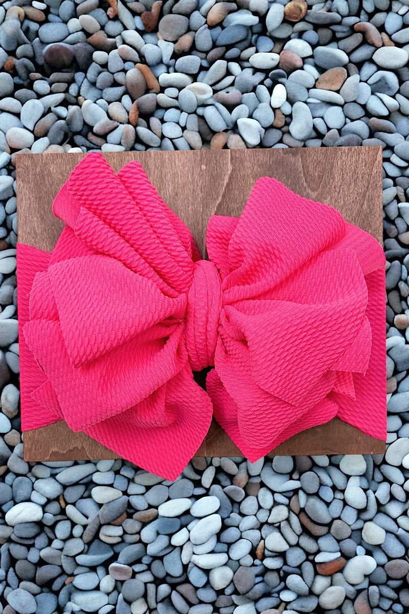 Big tassel printed headbands . HB-2053TEX