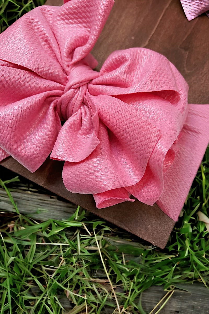 Metallic & mattE faux Big tassel printed headbands. F-DLH2460K