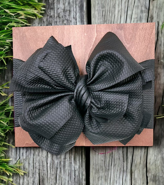 Metallic Big tassel printed headbands. HB30M-5