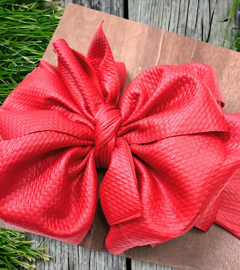 Metallic Big tassel printed headbands. HB30M-5