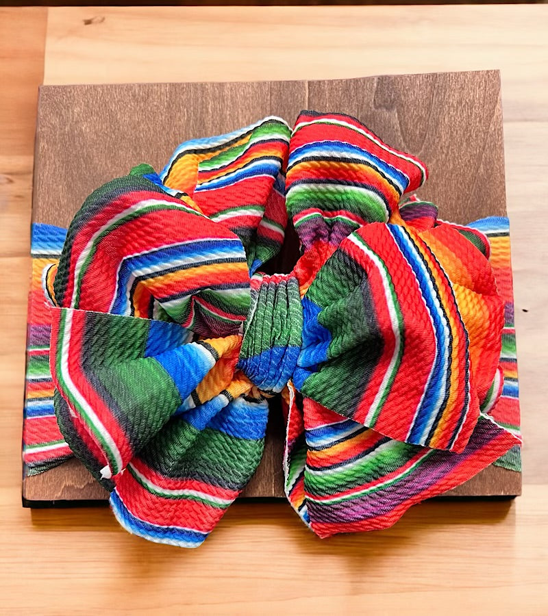 Big tassel printed headband. F-DLH2374K