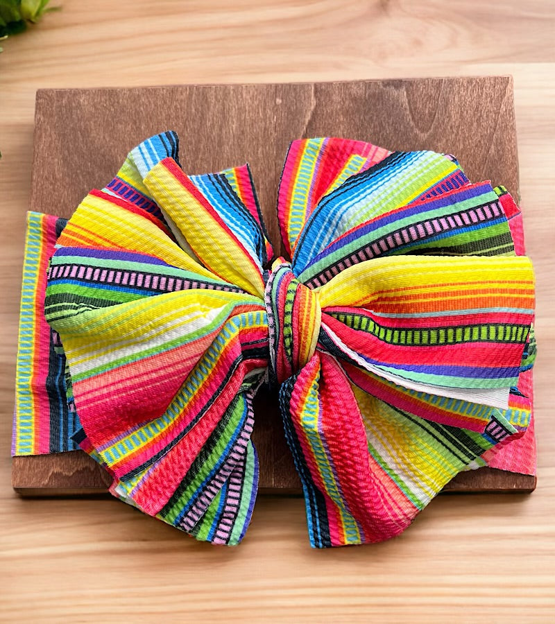 Big tassel printed headbands. F-DLH2379K