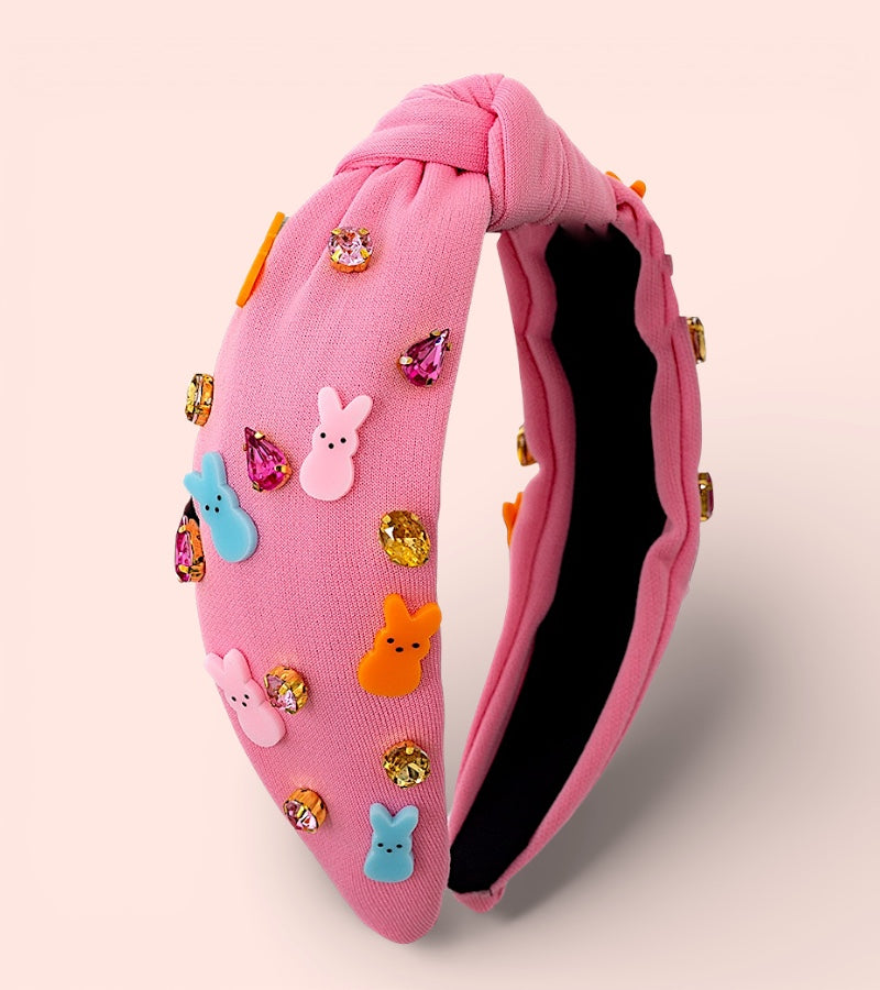 Rhine stones & peeps girls headbands.