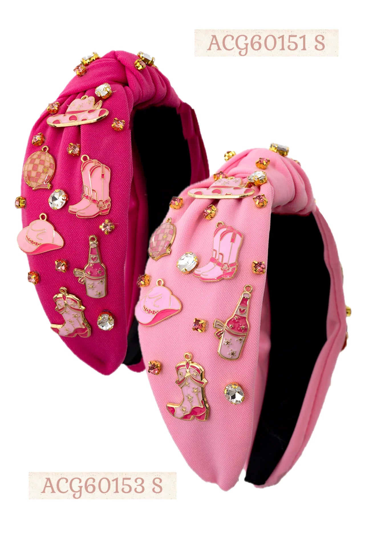 Western figure girls headbands. Available in 2 colors!