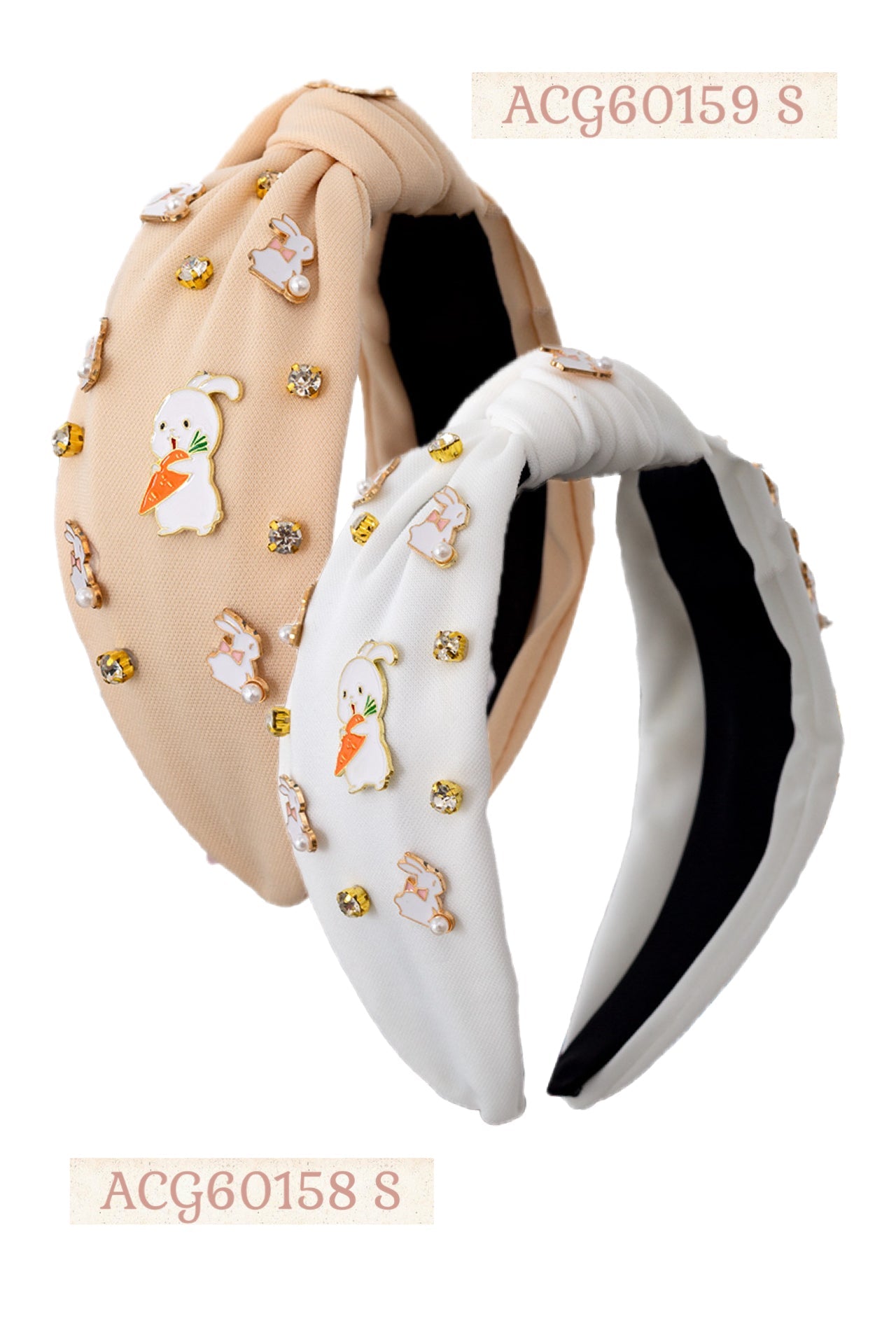 Easter bunny girls headbands. Available in 2 colors! 2pcs/$12.00