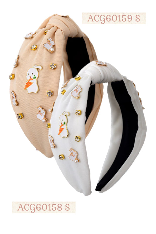 Easter bunny girls headbands. Available in 2 colors!