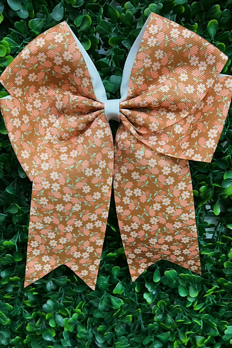 Cute fall floral and Ghost printed hair bows.
