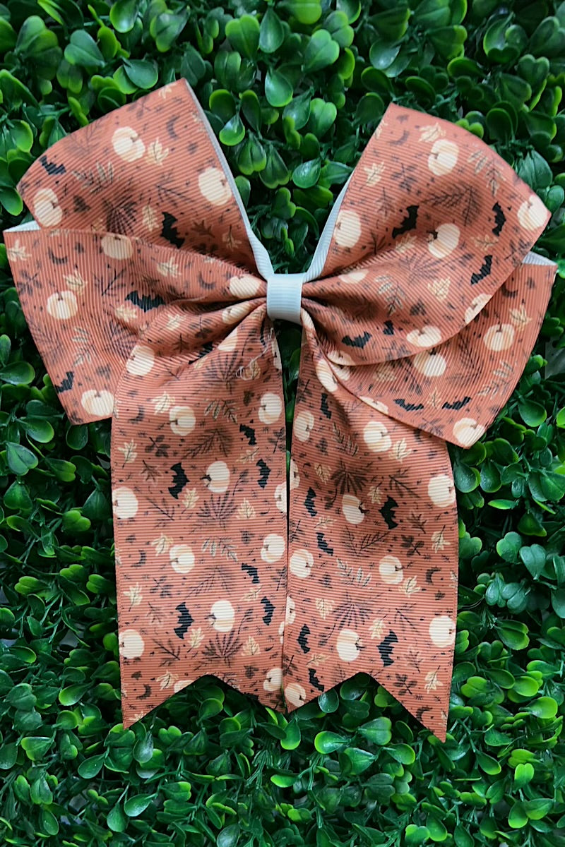 Cute fall floral and Ghost printed hair bows.