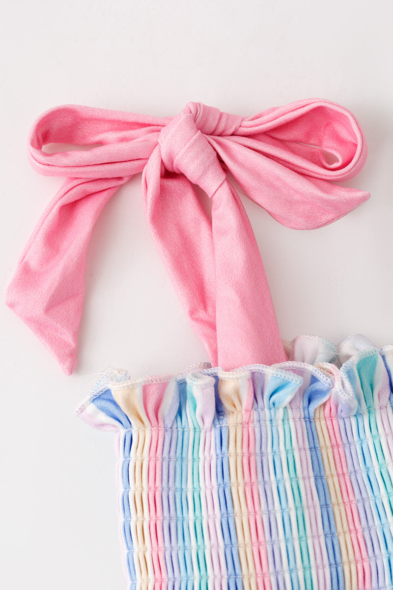 Pastel Stripe tiered bodysuit. RPG64275 -S-