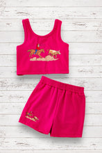 Load image into Gallery viewer, PINK RODEO BABY&quot; HOT PINK 2 PIECE SET. OFG40672
