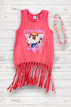 Load image into Gallery viewer, COWGIRL WILD&quot; WATERMELON TONE TANK TOP. TPG40427
