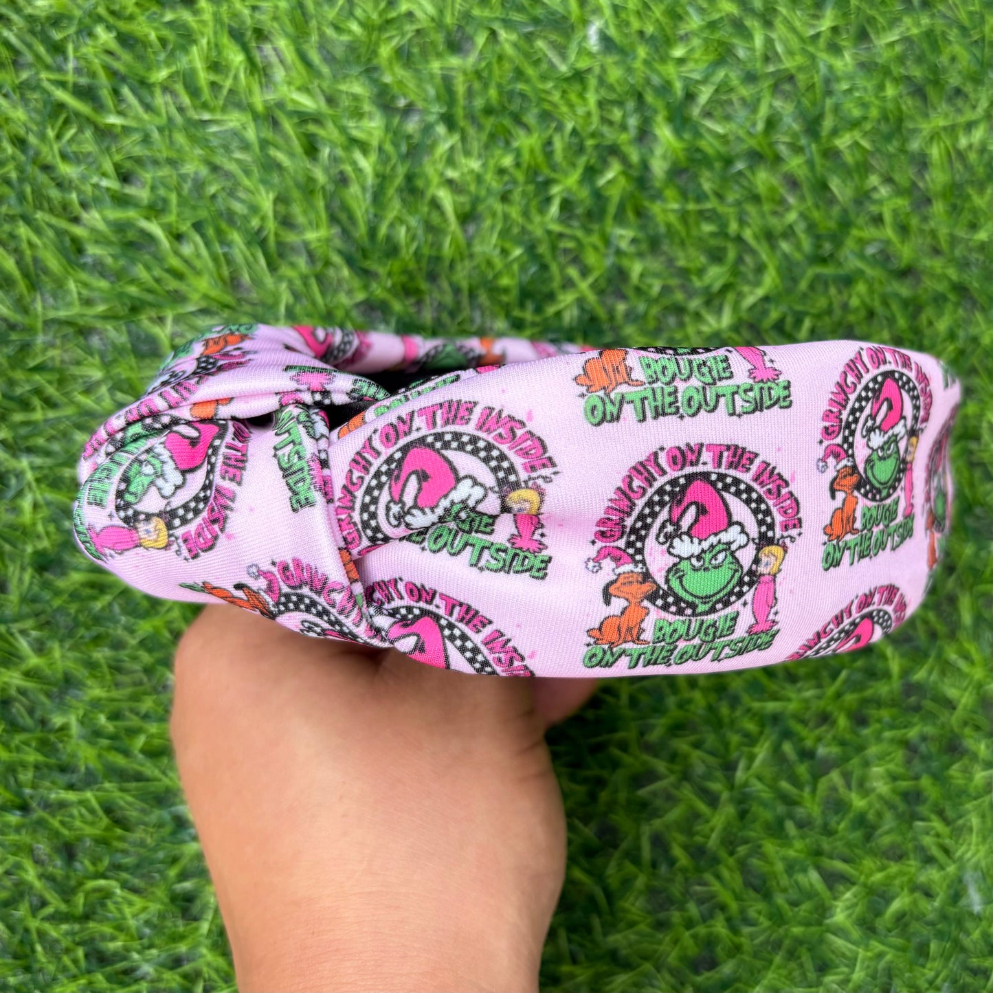 6 Design Grinc* printed headband from toddler to youth.