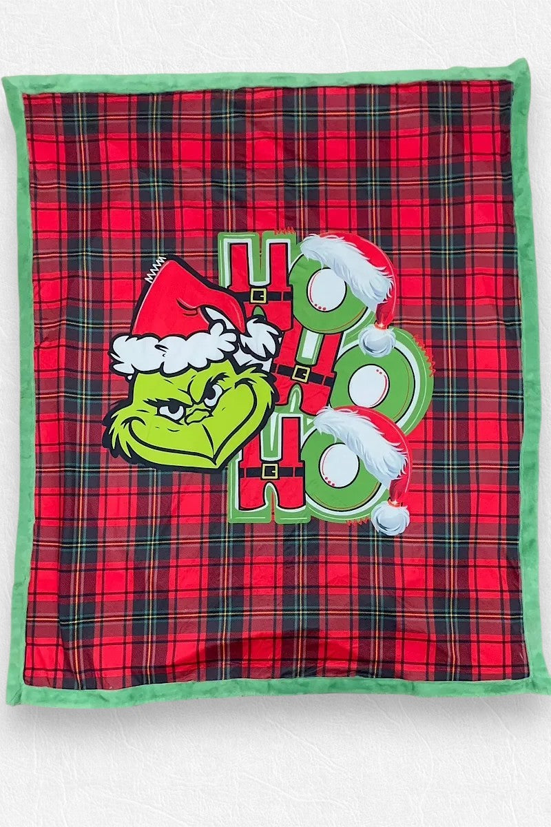 50 inch X 60inch Christmas throw blanket.