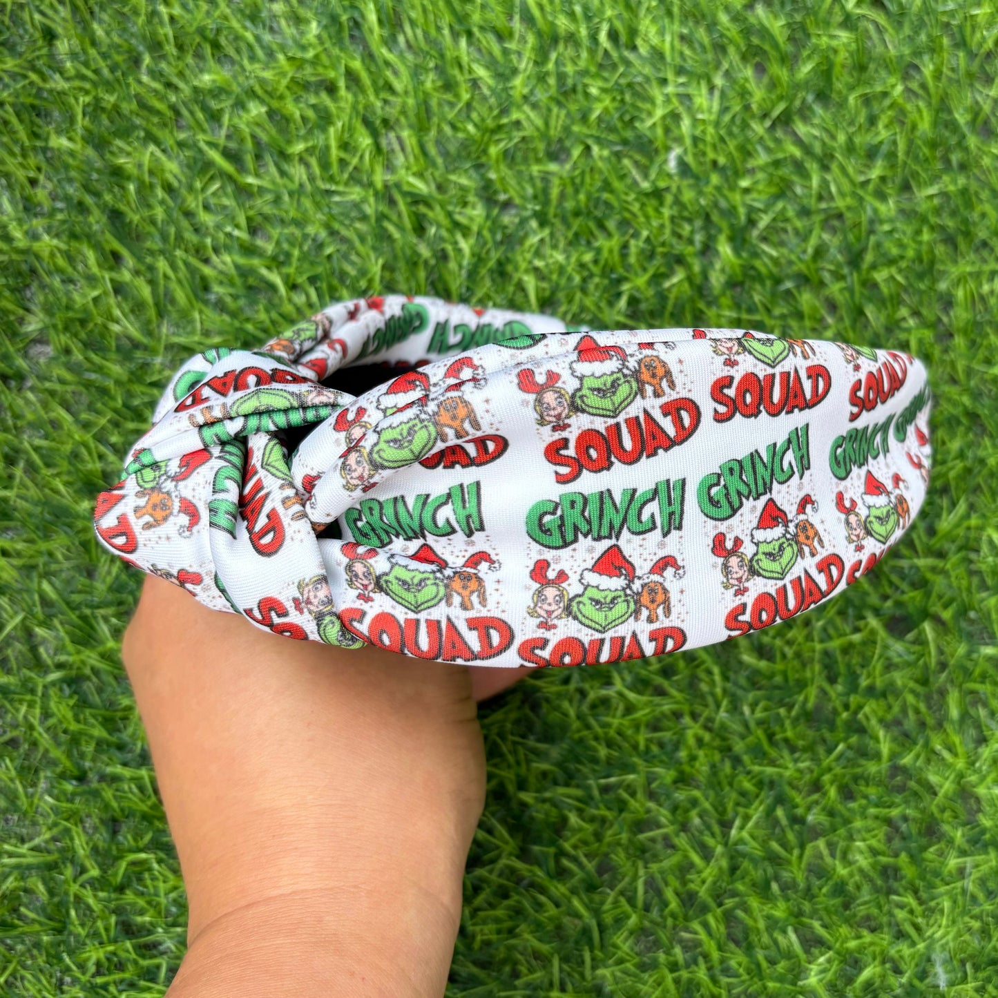 6 Design Grinc* printed headband from toddler to youth.
